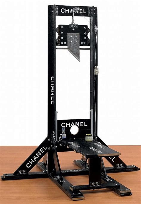 chanel guillotine for sale|proof of guillotines in america.